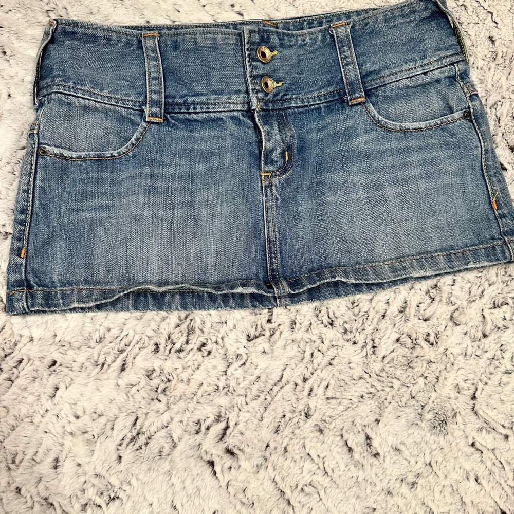 X2 Classic Blue Mini Skirt